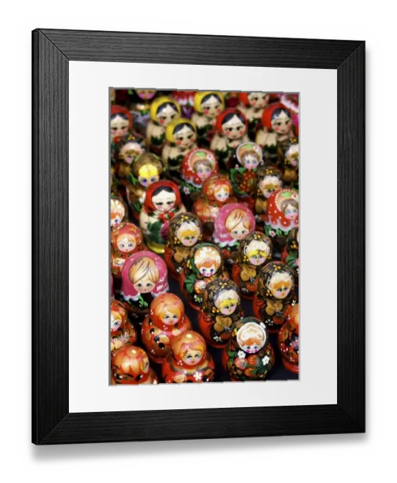 Framed Print : Russia, Yaroslavl, Uglich, Matryoshka dolls, RESTRICTED: Not available for use by Framed Print : Russia, Yaroslavl, Uglich, Matryoshka dolls, RESTRICTED: Not available for use by