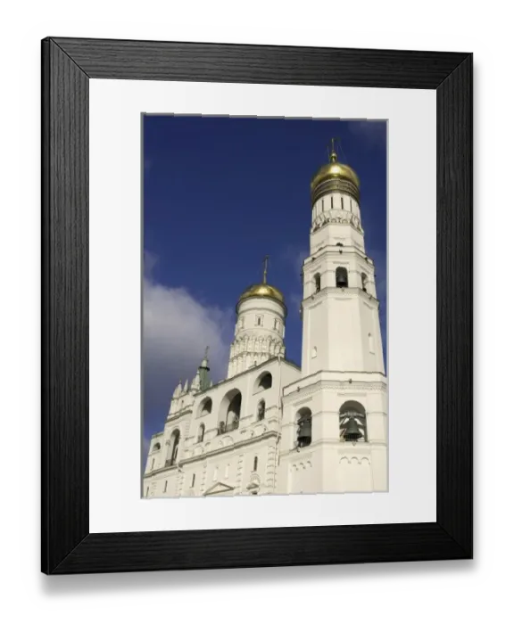 Framed Print : Russia, Moscow, Kremlin, Ivan the Great Bell Tower and Church of St. John Climacus Framed Print : Russia, Moscow, Kremlin, Ivan the Great Bell Tower and Church of St. John Climacus