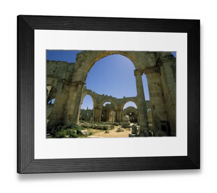 Framed Print : Asia, Syria. St. Simeon Monastery Framed Print : Asia, Syria. St. Simeon Monastery