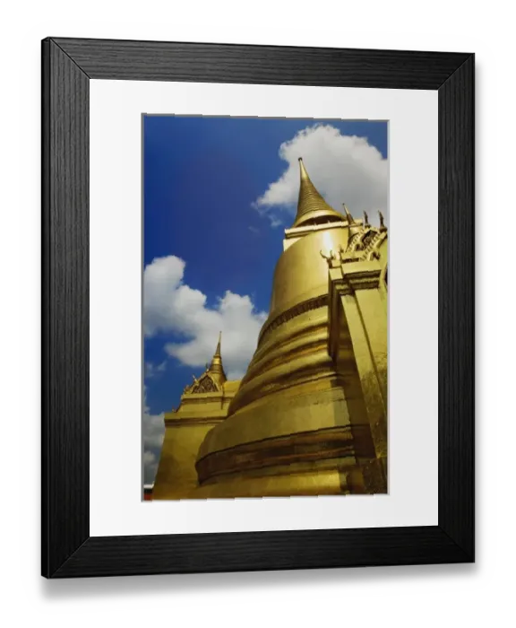 Framed Print : Upward view of The Phra Si Rattana Chedi, Wat Phra Kaeo, Bangkok, Thailand Framed Print : Upward view of The Phra Si Rattana Chedi, Wat Phra Kaeo, Bangkok, Thailand