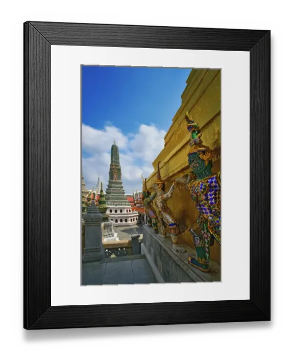 Framed Print : Khon figures guarding stupa, Wat Phra Kaeo, Bangkok, Thailand Framed Print : Khon figures guarding stupa, Wat Phra Kaeo, Bangkok, Thailand