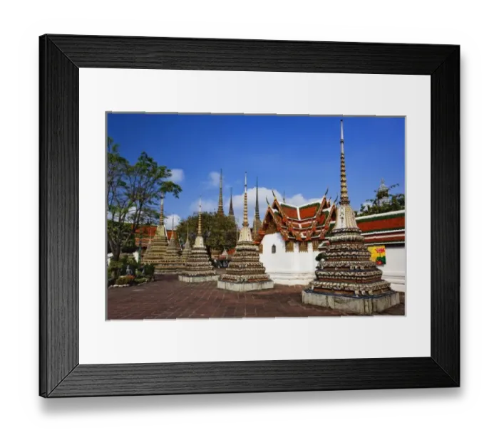Framed Print : Chedis at Wat Pho, Bangkok, Thailand Framed Print : Chedis at Wat Pho, Bangkok, Thailand