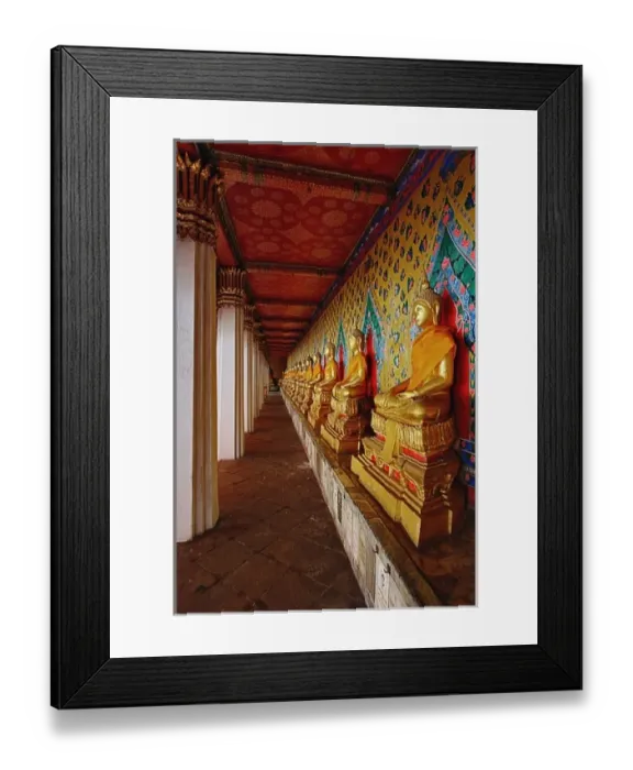 Framed Print : Line of Buddhas, Wat Arun, Bangkok, Thailand Framed Print : Line of Buddhas, Wat Arun, Bangkok, Thailand