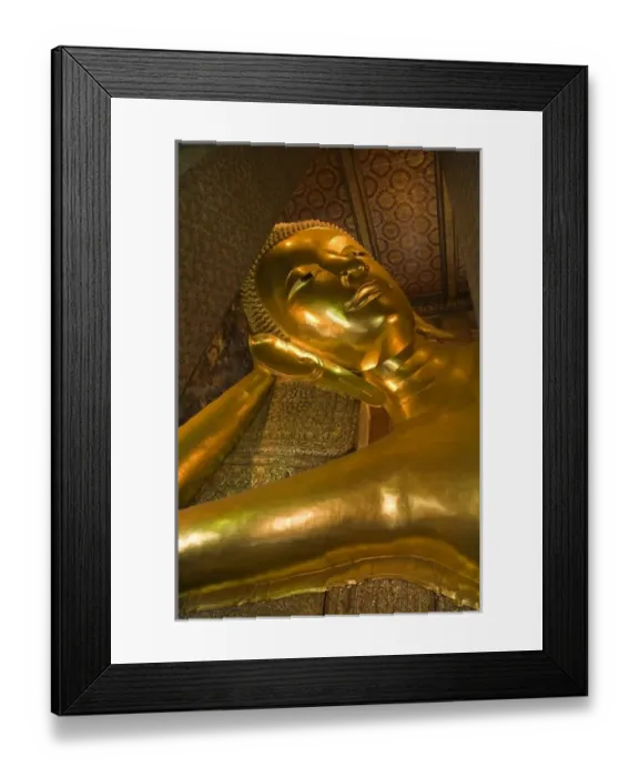 Framed Print : Thailand, Bangkok. The reclining Buddha at Wat Pho Framed Print : Thailand, Bangkok. The reclining Buddha at Wat Pho