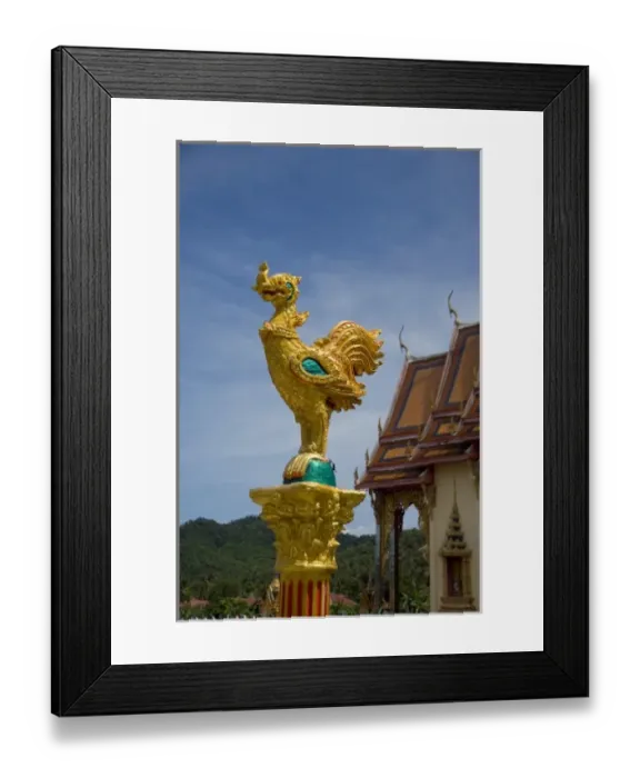 Framed Print : Southeast Thailand, Island of Ko Samui (aka Koh Samui). Wat Plai Laem aka Plai Laem Temple Framed Print : Southeast Thailand, Island of Ko Samui (aka Koh Samui). Wat Plai Laem aka Plai Laem Temple