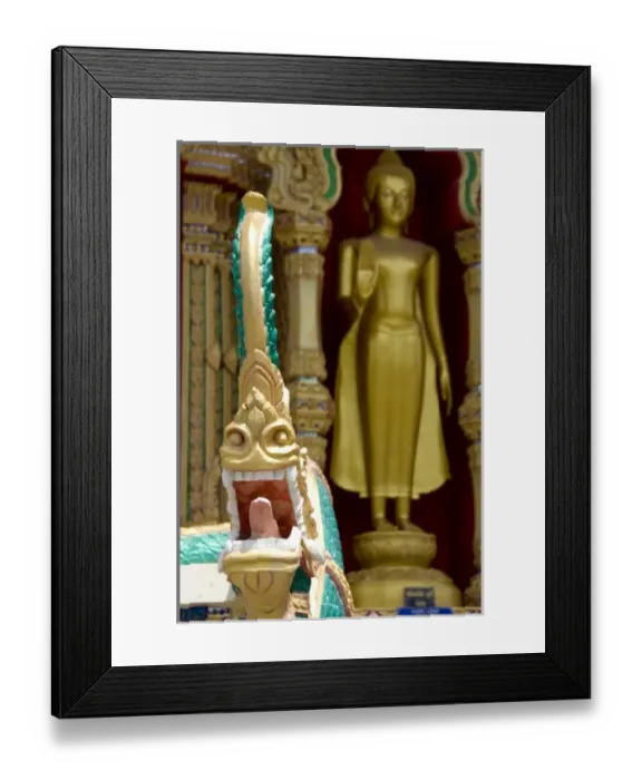 Framed Print : Thailand, Island of Ko Samui (aka Koh Samui). Wat Plai Laem aka Plai Laem Temple Framed Print : Thailand, Island of Ko Samui (aka Koh Samui). Wat Plai Laem aka Plai Laem Temple