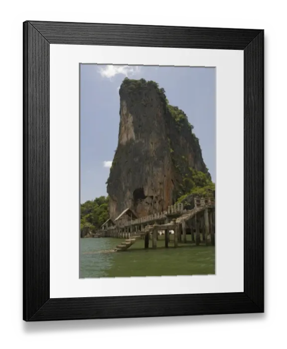 Framed Print : Thailand, Phang-Nga National Park. Phang Nga Bay off the coast of Phuket. Island of Kao Ping-Gan Framed Print : Thailand, Phang-Nga National Park. Phang Nga Bay off the coast of Phuket. Island of Kao Ping-Gan
