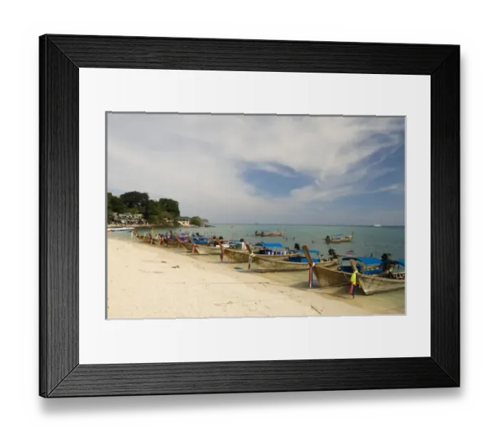 Framed Print : Thailand, Phi Phi Don Island, Ton Sai Bay Framed Print : Thailand, Phi Phi Don Island, Ton Sai Bay