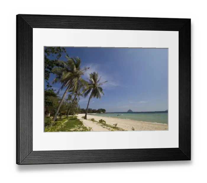 Framed Print : Thailand, Phi Phi Don Island, Laem Tong beach