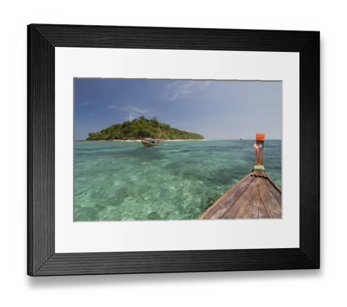 Framed Print : Thailand, Bamboo Island near Phi Phi Don Island