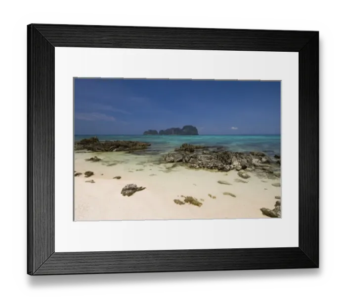 Framed Print : Thailand, Bamboo Island near Phi Phi Don Island