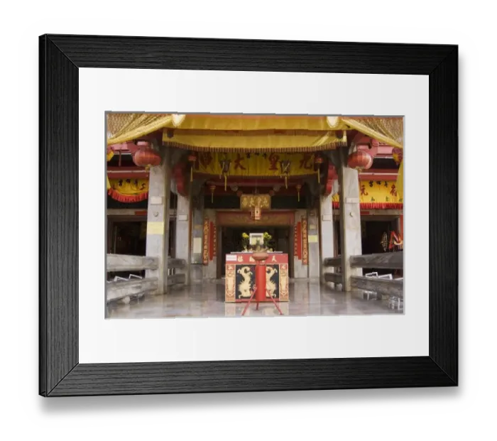 Framed Print : Thailand, Phuket, Chinese Temple Framed Print : Thailand, Phuket, Chinese Temple