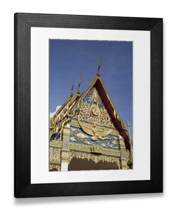Framed Print : Thailand, Phuket, Wat Puttamongkon temple Framed Print : Thailand, Phuket, Wat Puttamongkon temple