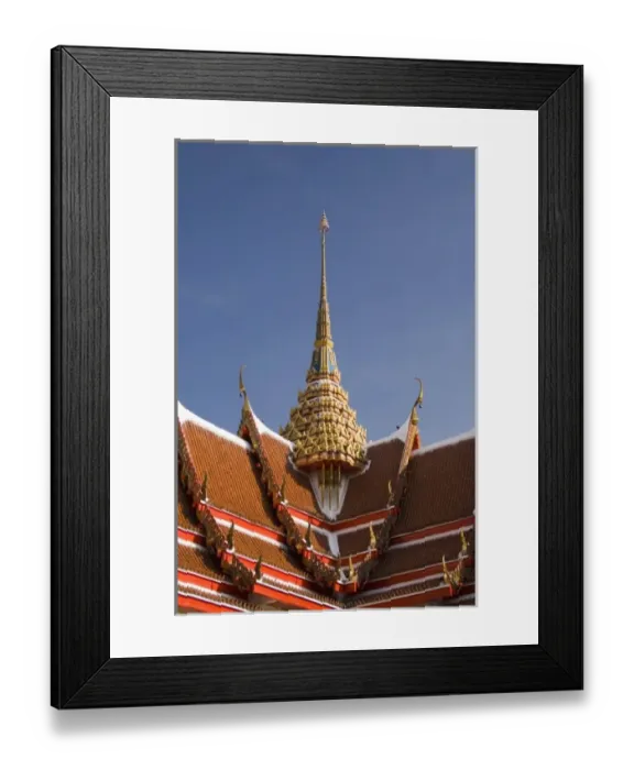 Framed Print : Thailand, Phuket, Wat Chalong temple