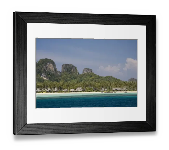 Framed Print : Thailand, Phi Phi Don Island, Loh Bakao beach Framed Print : Thailand, Phi Phi Don Island, Loh Bakao beach