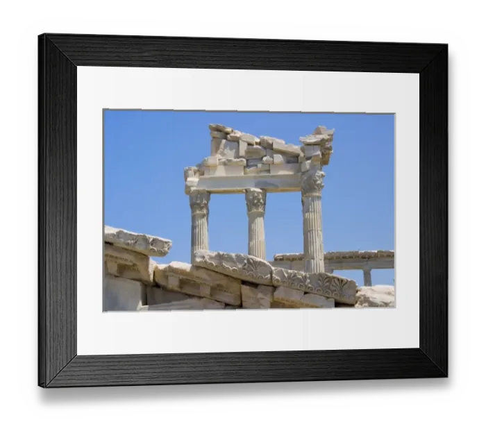 Framed Print : Acropolis of Pergamon (Pergamum / Bergama) Western Turkey Framed Print : Acropolis of Pergamon (Pergamum / Bergama) Western Turkey