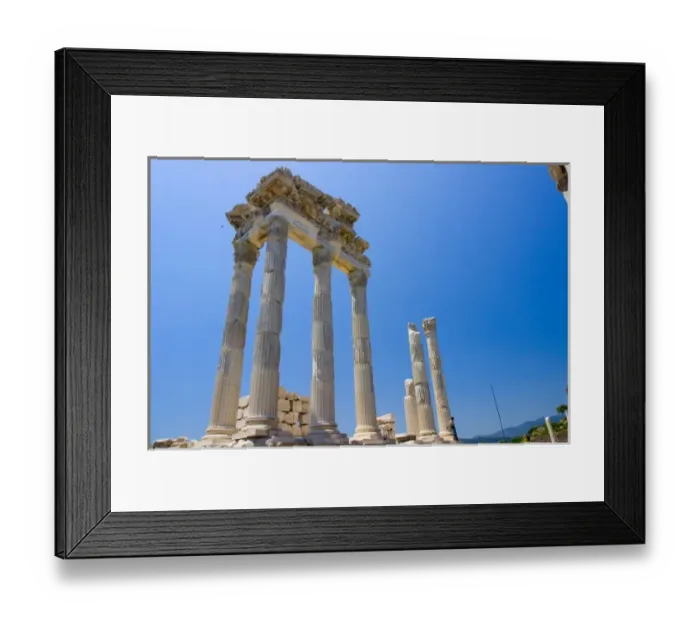Framed Print : Acropolis of Pergamon (Pergamum  /  Bergama) Western Turkey
