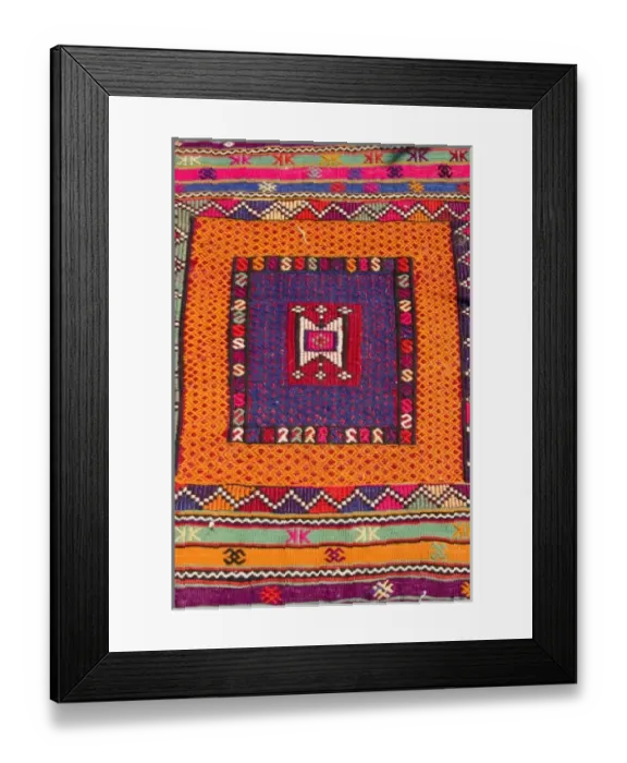 Framed Print : Local kilims sold as souvenirs, Pergamon (Pergamum / Bergama) Western Turkey Framed Print : Local kilims sold as souvenirs, Pergamon (Pergamum / Bergama) Western Turkey