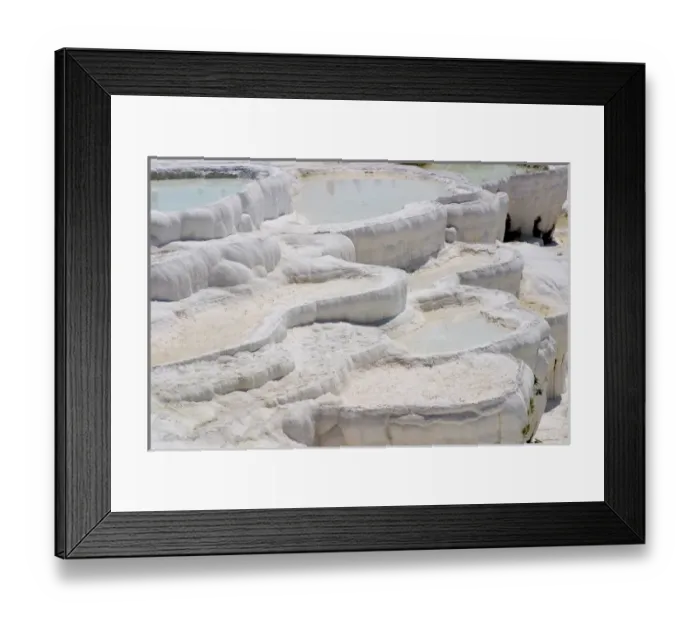 Framed Print : View of the travertine rocks, Pamukkale (ancient Hierapolis), Turkey Framed Print : View of the travertine rocks, Pamukkale (ancient Hierapolis), Turkey