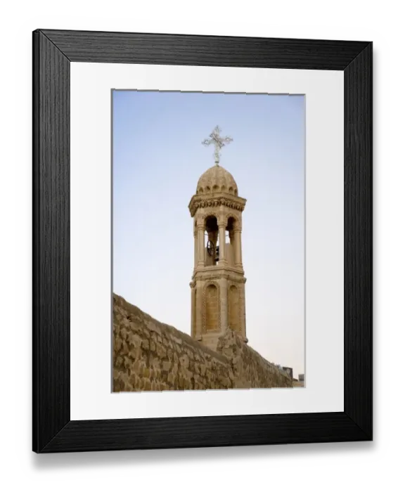 Framed Print : Bell tower of a church in Mardin, Turkey Framed Print : Bell tower of a church in Mardin, Turkey