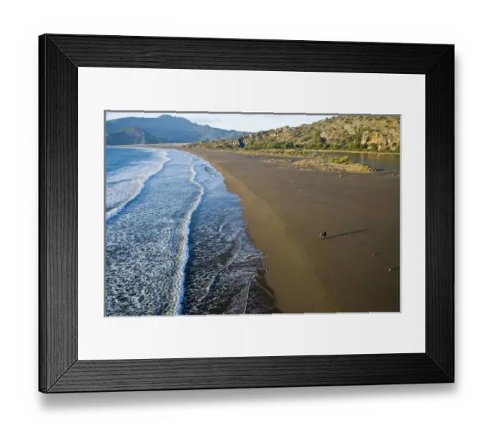 Framed Print : Aerial view of couple walking on beach in Dalyan, Koycegiz, Mugla, Turkey Framed Print : Aerial view of couple walking on beach in Dalyan, Koycegiz, Mugla, Turkey
