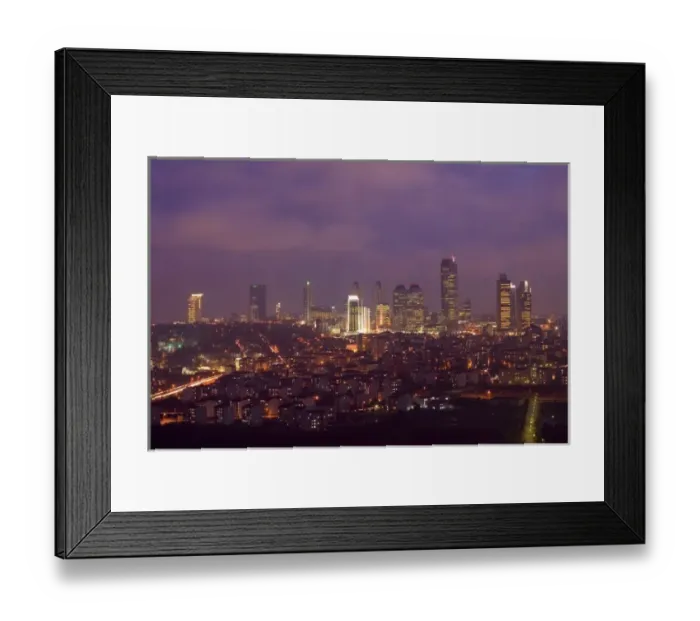 Framed Print : New business centre, Istanbul, Turkey Framed Print : New business centre, Istanbul, Turkey