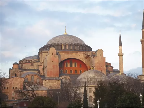 Hagia Sophia (inaugurated by the Byzantine Emperor Justinian in AD 537), Istanbul, Turkey