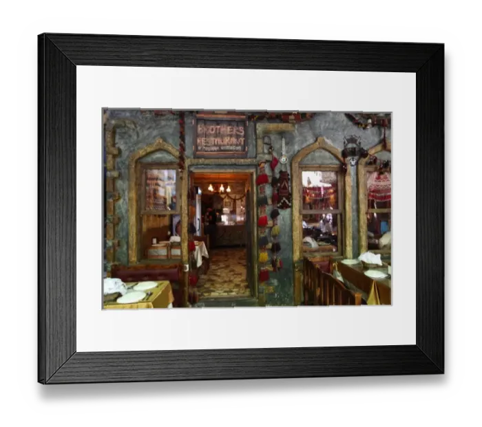 Framed Print : Asia, Europe, Turkey, Istanbul. A traditional cafe in Grand Bazaar Framed Print : Asia, Europe, Turkey, Istanbul. A traditional cafe in Grand Bazaar
