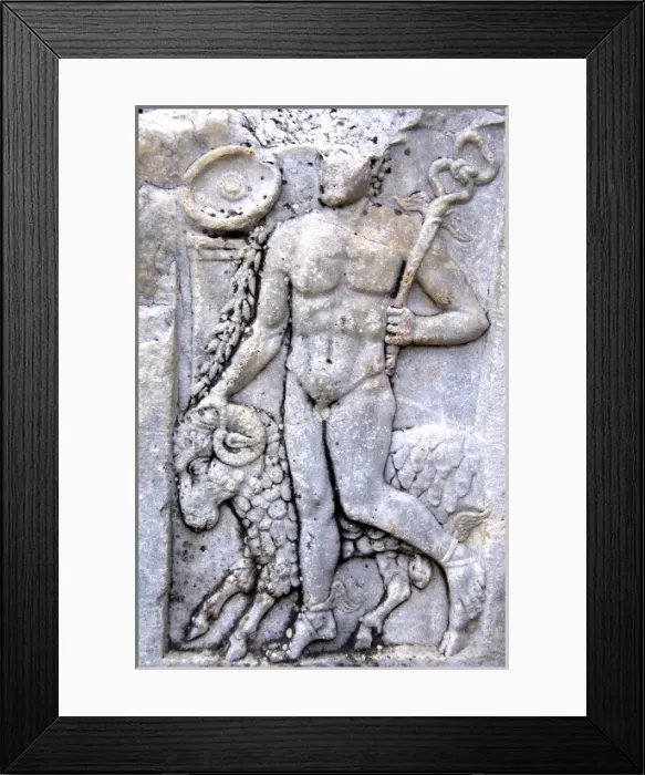 Framed Print : Europe, Turkey, Ephesus. Ruins of ancient Ephesus