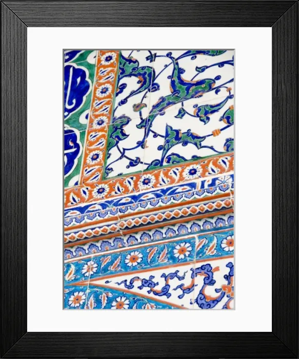 Framed Print : Turkey, Istanbul. Mausoleum of the Sultans located on the grounds of Aya Sofya. Tomb of Selim II, c