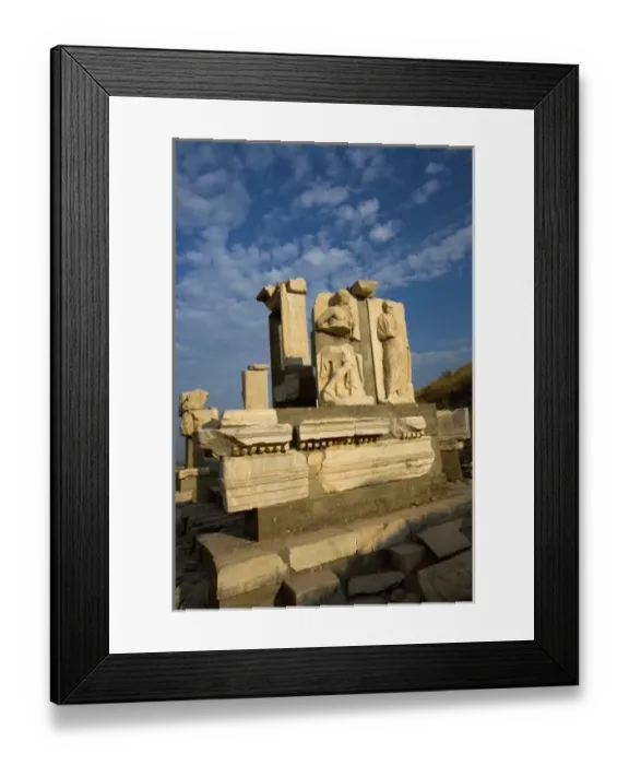 Framed Print : Turkey Ephesus with the Ruins of Roman Times Framed Print : Turkey Ephesus with the Ruins of Roman Times