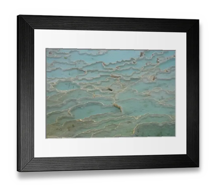 Framed Print : Turkey Pammukkale with the Geological Formations of the Hotsprings Framed Print : Turkey Pammukkale with the Geological Formations of the Hotsprings