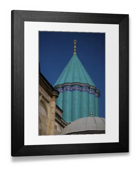 Framed Print : Turkey, Konya and the Architecture of the home to the Whirling Dervish Mevlana Museum Framed Print : Turkey, Konya and the Architecture of the home to the Whirling Dervish Mevlana Museum