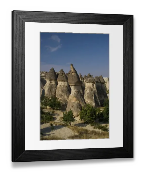 Framed Print : Cappadoccia Turkey with the ash and basalt formations Framed Print : Cappadoccia Turkey with the ash and basalt formations