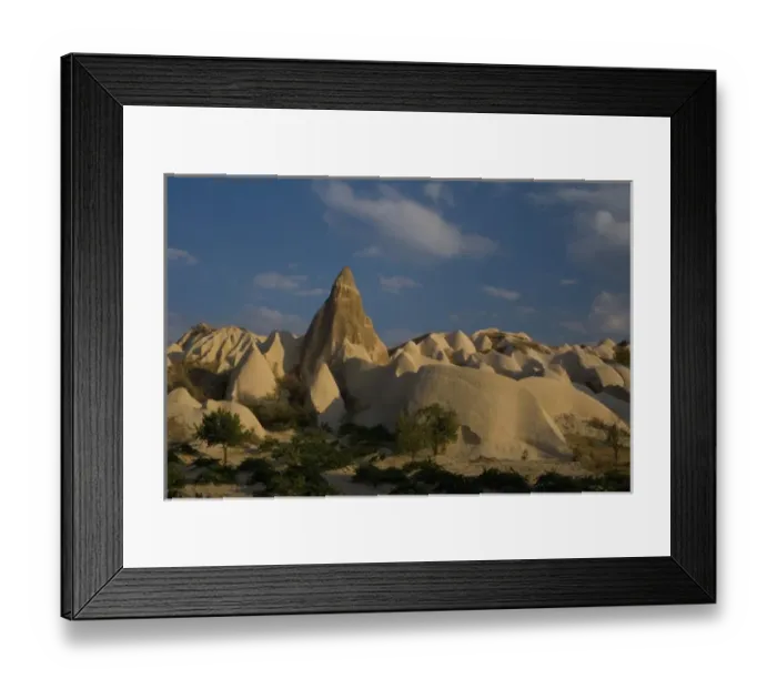 Framed Print : Fairy Chimneys and Volcanic Rock Formations Cappadoccia, Turkey