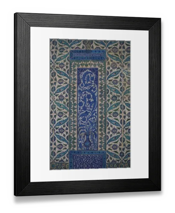 Framed Print : Colorful Tile work in the Topkapi Palace, Istanbul Turkey Framed Print : Colorful Tile work in the Topkapi Palace, Istanbul Turkey