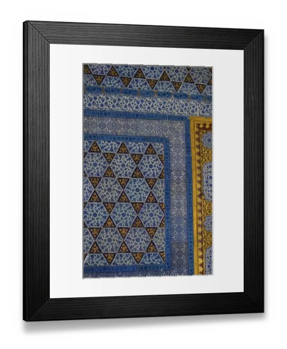 Framed Print : Colorful Tile work in the Topkapi Palace, Istanbul Turkey Framed Print : Colorful Tile work in the Topkapi Palace, Istanbul Turkey
