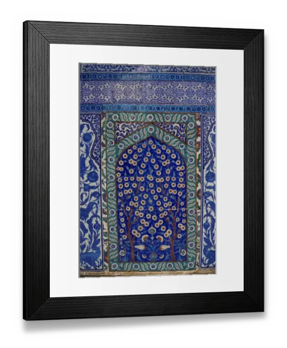 Framed Print : Colorful Tile work in the Topkapi Palace, Istanbul Turkey Framed Print : Colorful Tile work in the Topkapi Palace, Istanbul Turkey