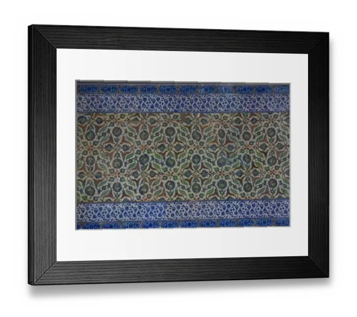 Framed Print : Colorful Tile work in the Topkapi Palace, Istanbul Turkey Framed Print : Colorful Tile work in the Topkapi Palace, Istanbul Turkey
