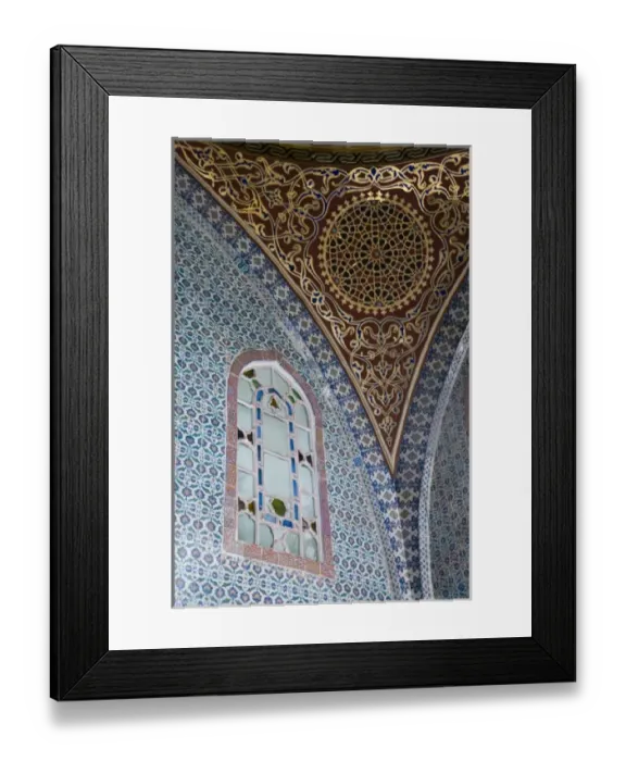 Framed Print : Middle East Turkey and city of Istanbul and the Topkapi Palace and the Harem during