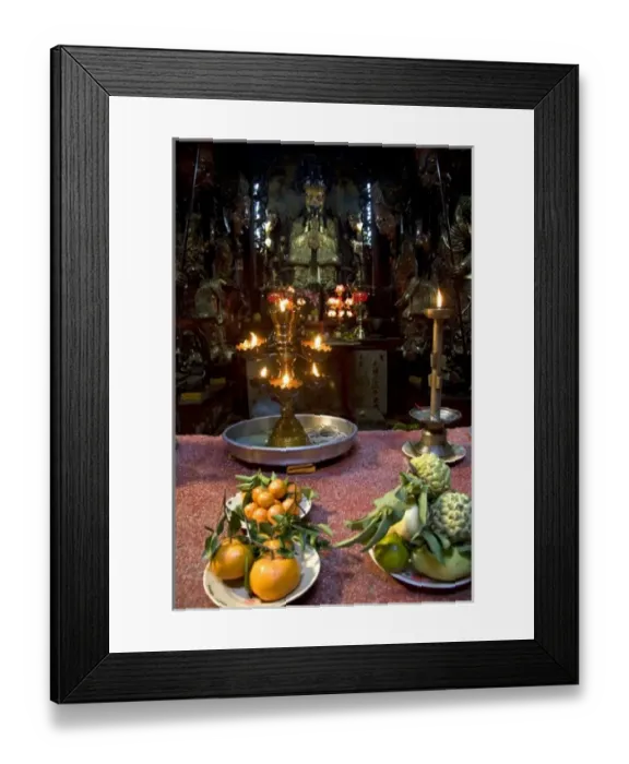 Framed Print : Interior of the Jade Emperor Pagoda Buddhist temple in Ho Chi Minh City, Vietnam Framed Print : Interior of the Jade Emperor Pagoda Buddhist temple in Ho Chi Minh City, Vietnam
