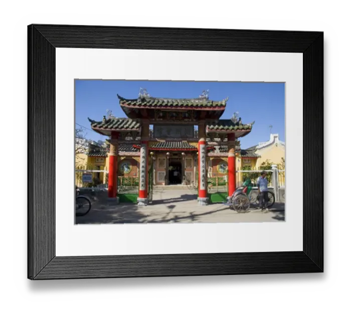 Framed Print : Trieu Chau Assembly Hall in Hoi An, Vietnam