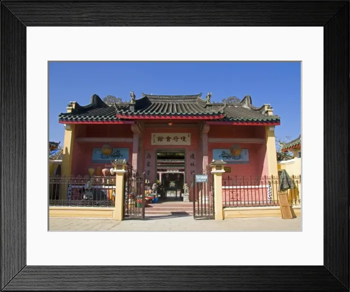 Framed Print : Tu Do Tham Quan pagoda in Hoi An, Vietnam