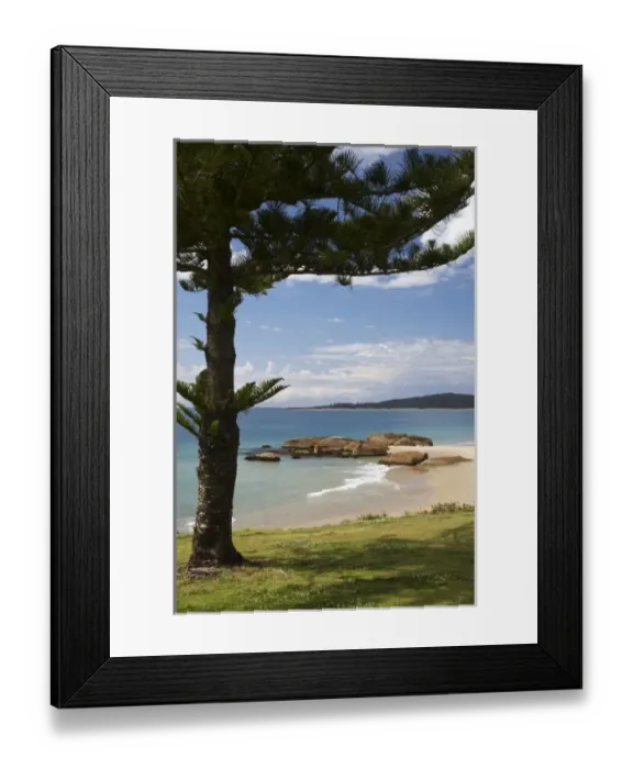 Framed Print : Australia, New South Wales, Beach, South West Rocks Framed Print : Australia, New South Wales, Beach, South West Rocks