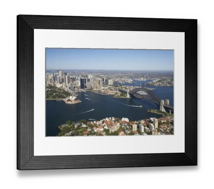 Framed Print : Australia, New South Wales, Sydney, Kirribilli, Sydney Harbour, Sydney Opera House Framed Print : Australia, New South Wales, Sydney, Kirribilli, Sydney Harbour, Sydney Opera House