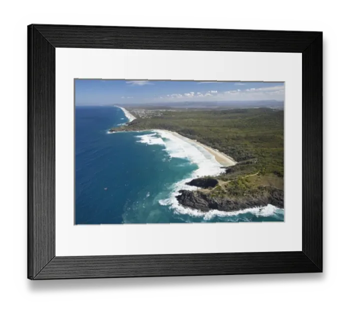 Framed Print : Australia, Queensland, Sunshine Coast, Noosa Head and Alexandria Bay, Noosa National
