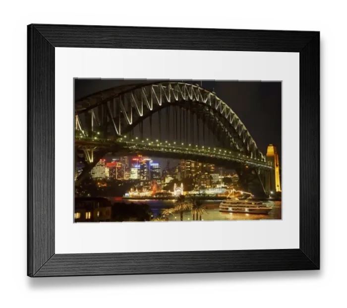 Framed Print : Australia, New South Wales, Sydney, Sydney Harbour Bridge, Tour Boat Framed Print : Australia, New South Wales, Sydney, Sydney Harbour Bridge, Tour Boat
