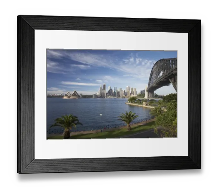 Framed Print : Australia, New South Wales, Sydney, Sydney Harbour Bridge, Sydney Opera House and Central Business District Framed Print : Australia, New South Wales, Sydney, Sydney Harbour Bridge, Sydney Opera House and Central Business District