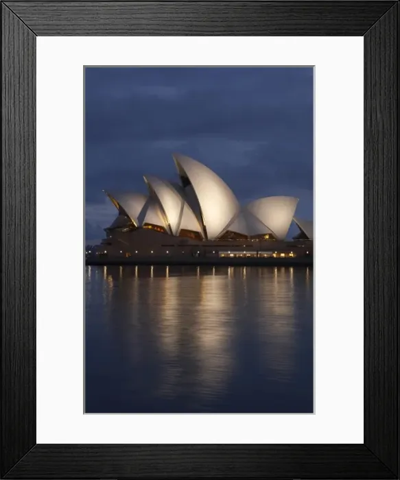Framed Print : Australia, New South Wales, Sydney, Sydney Opera House on a Cloudy Dawn Framed Print : Australia, New South Wales, Sydney, Sydney Opera House on a Cloudy Dawn