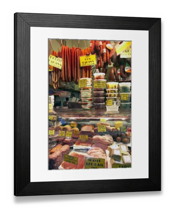Framed Print : Australia, Victoria, Melbourne, Dips and Antipasto Delicatessen, Queen Victoria Market Framed Print : Australia, Victoria, Melbourne, Dips and Antipasto Delicatessen, Queen Victoria Market
